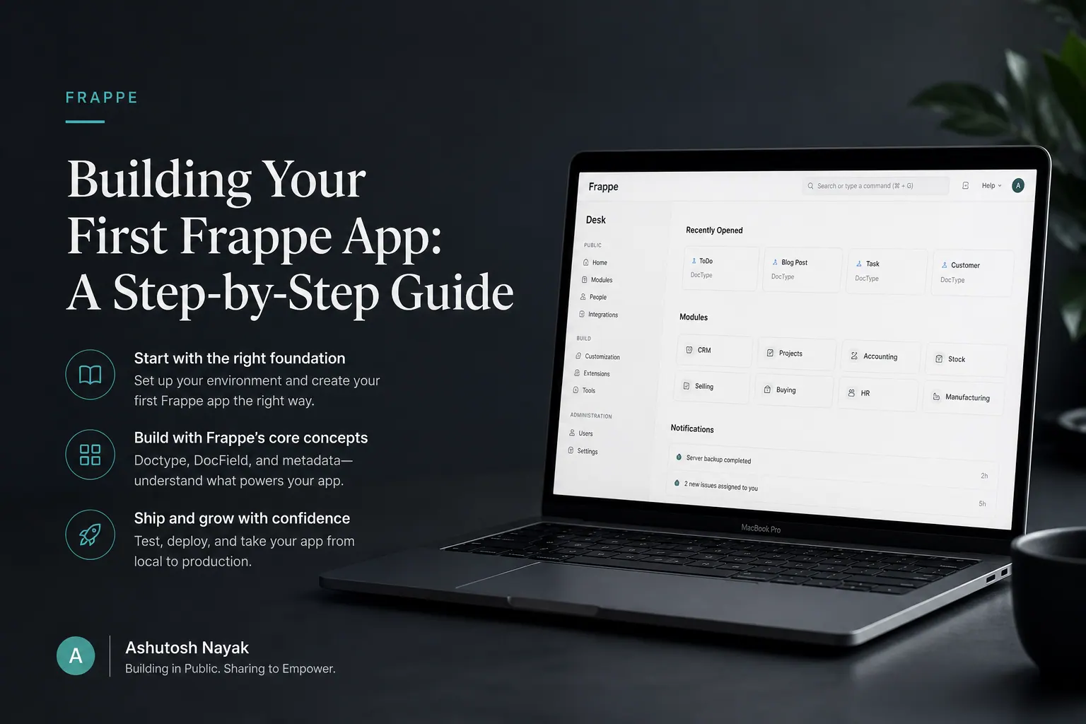Building Your First Frappe App: A Step-by-Step Guide