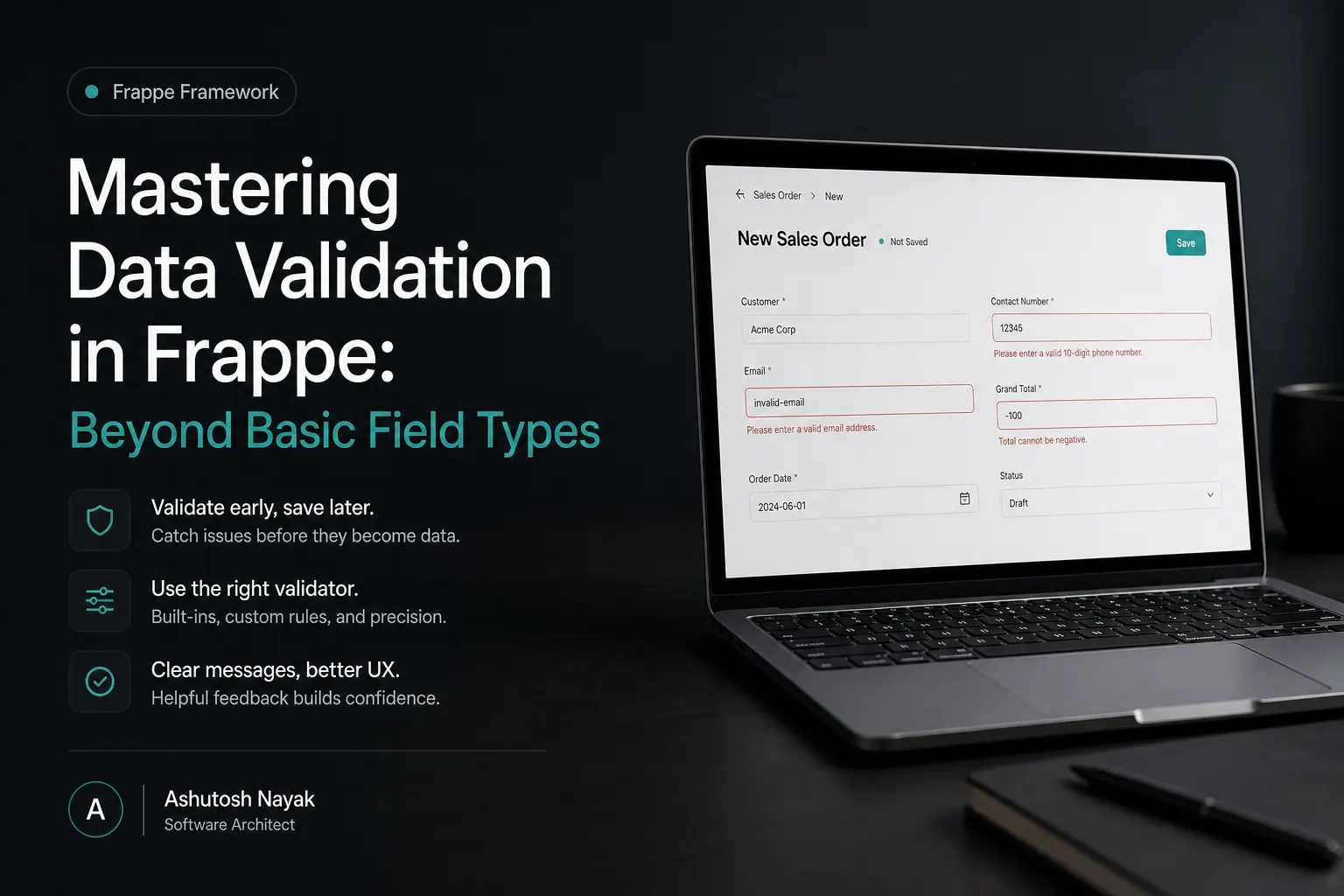 Mastering Data Validation in Frappe: Beyond Basic Field Types