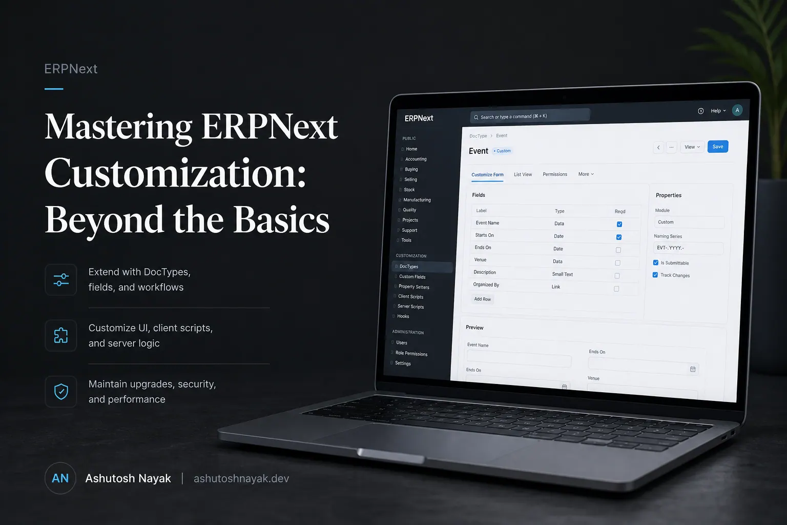 Mastering ERPNext Customization: Beyond the Basics