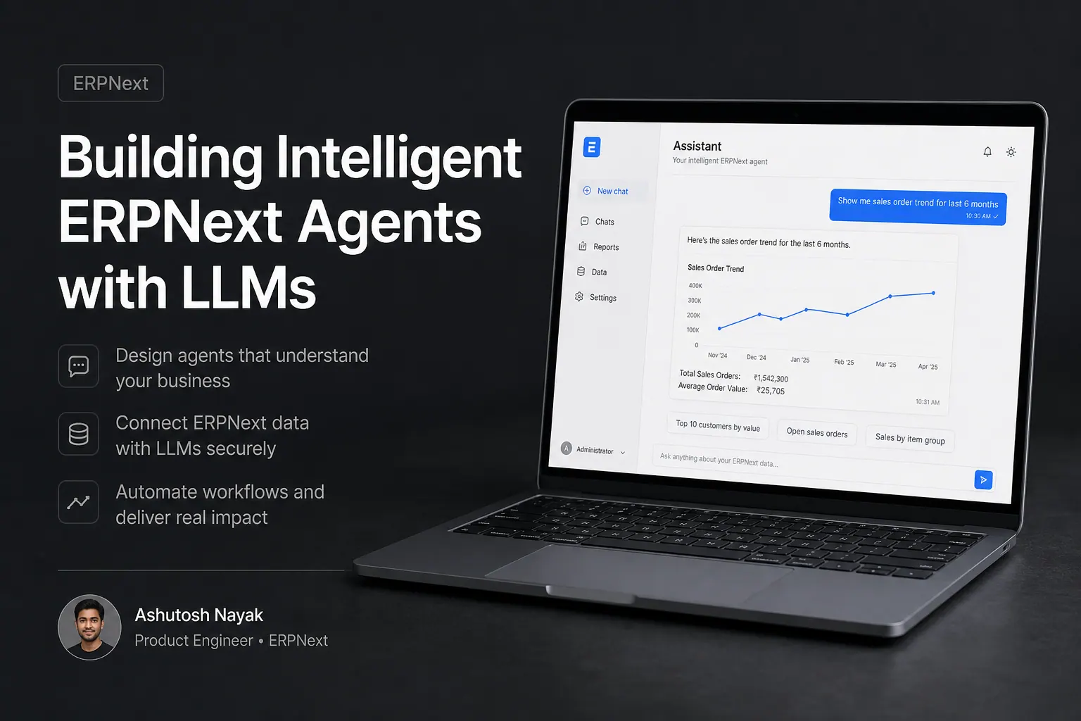 Building Intelligent ERPNext Agents with LLMs